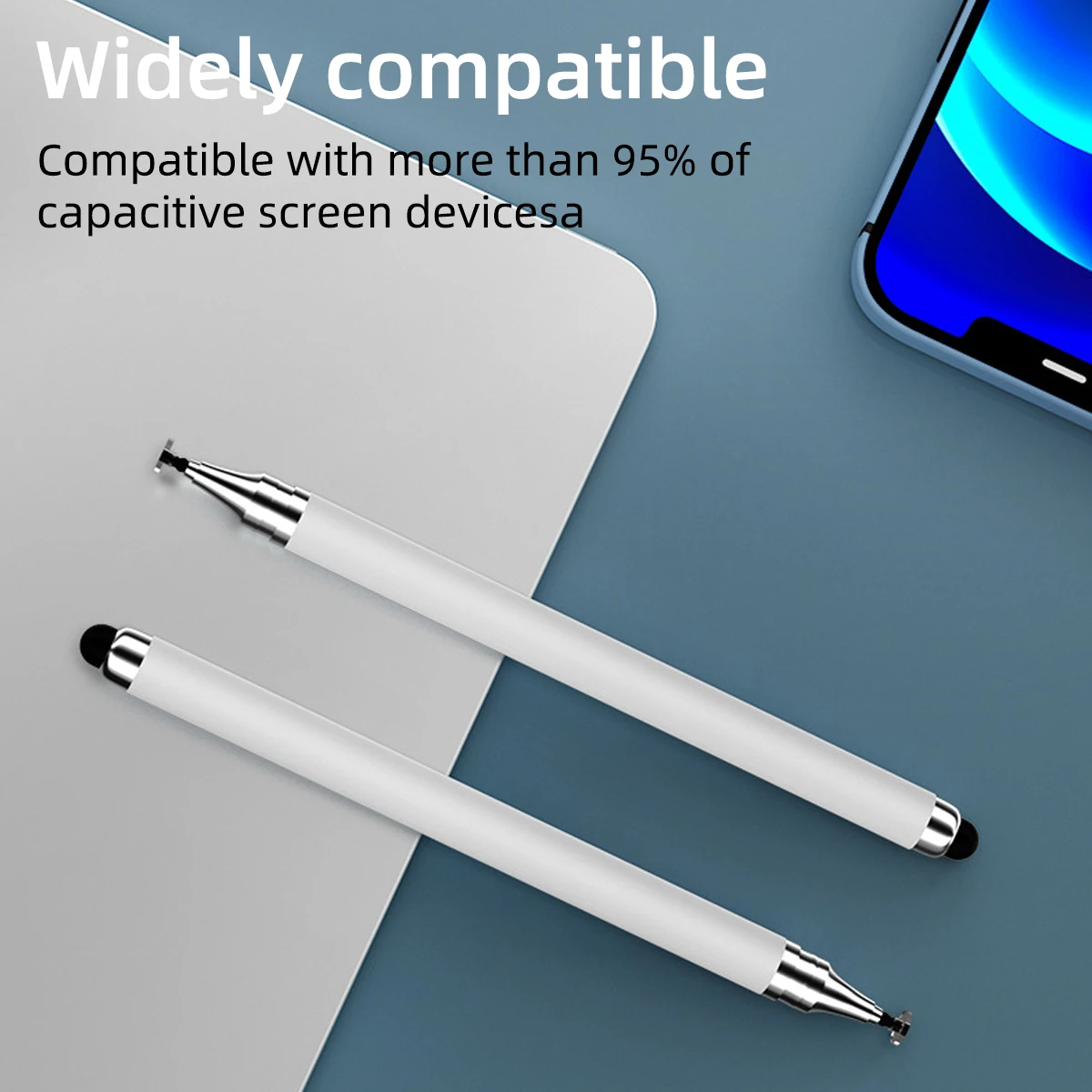 2 em 1 universal caneta stylus para ios android tablet celular para ipad acessórios desenho tablet tela capacitiva caneta de toque