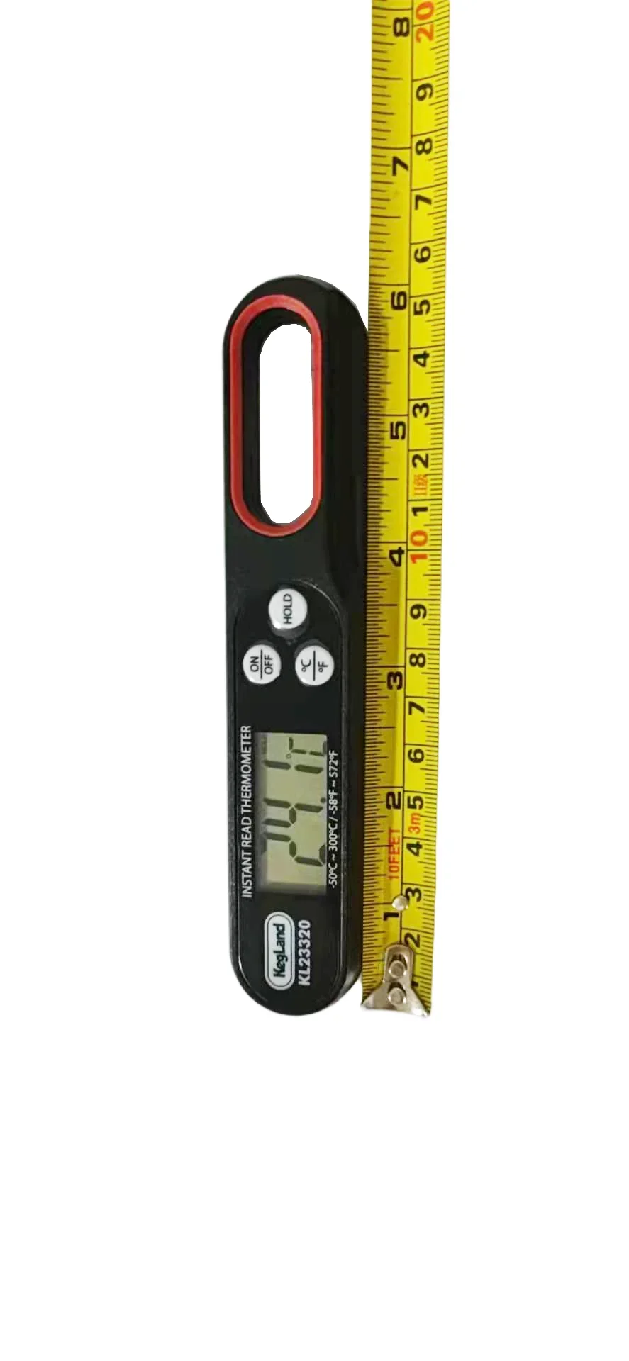 KegLand Digital Instant Read Thermometer with Folding Probe Without Battery Beer Home Brewing