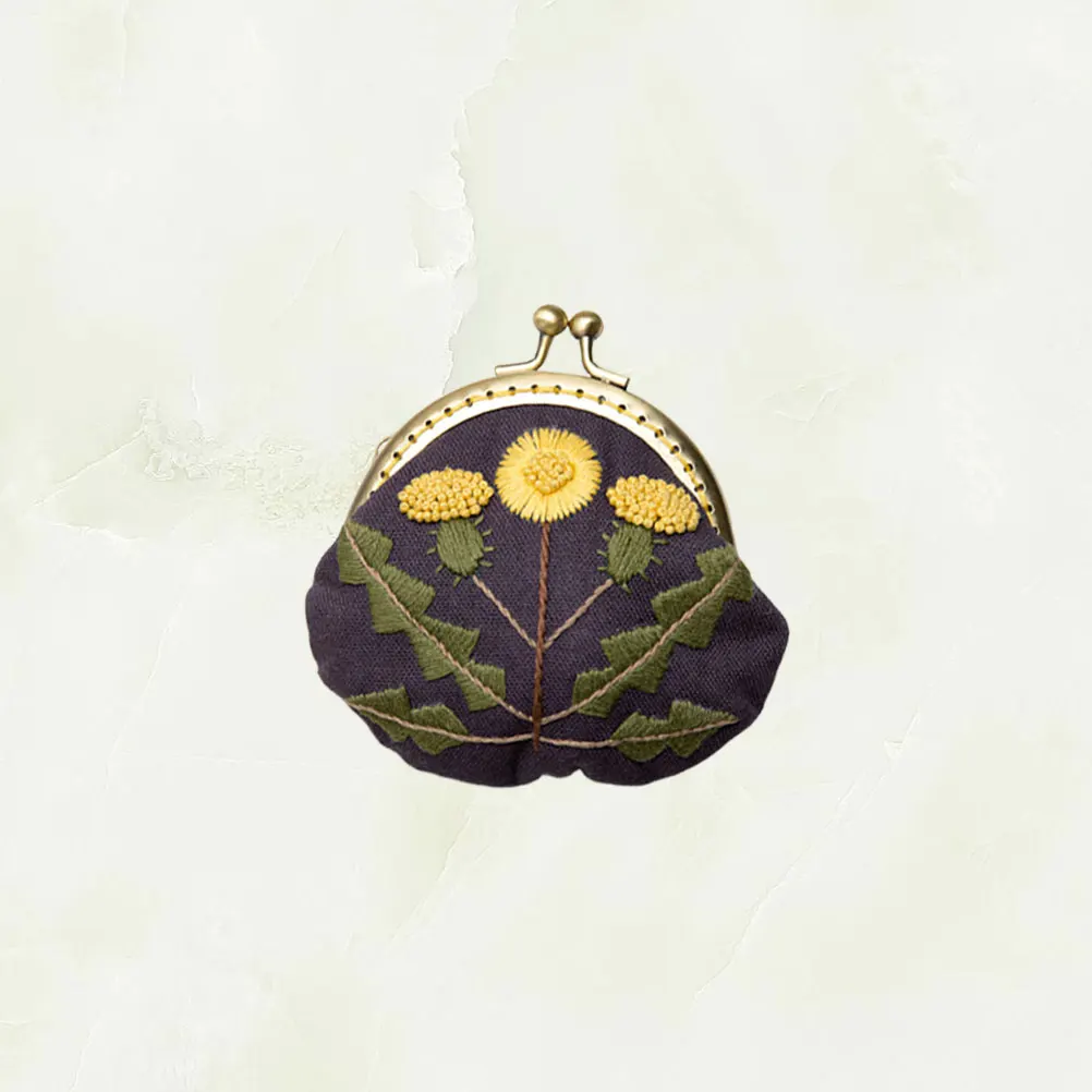 

Fabric Embroidery Bag Beginner Kit Diy Sewing Starting Knitting Material Coin Purse Chinese Tools Ladies Gifts