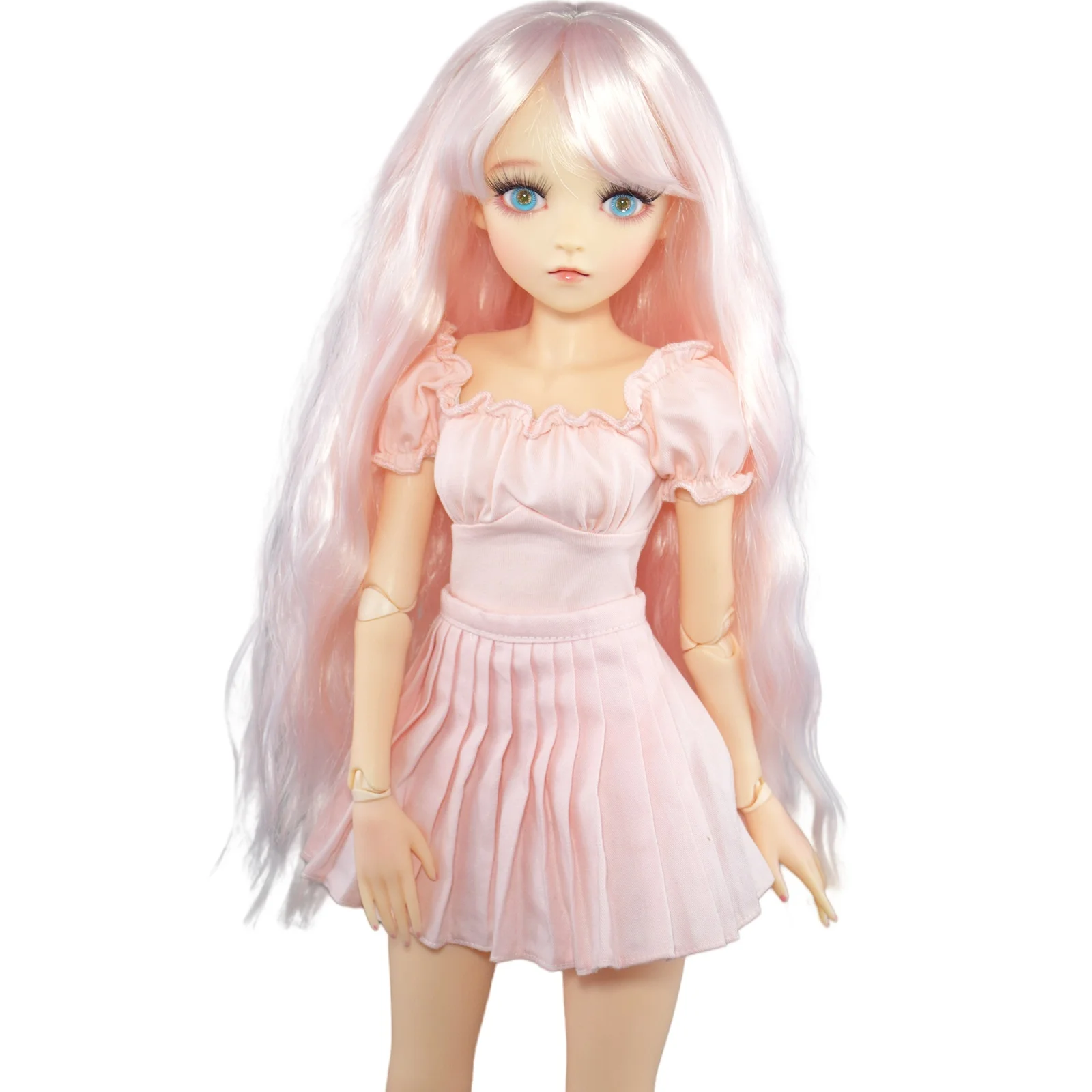 YUTOTUE 1/3 BJD Doll Toy 24 inch Girl Doll with Removable Hair Wig Clothes Outfits Set