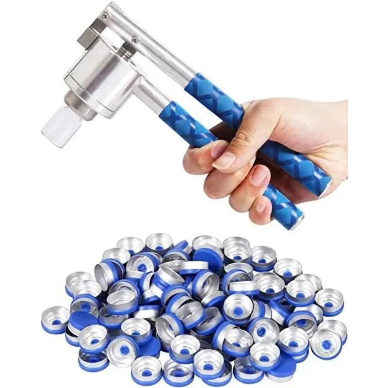 Manual Vial Crimper 13 15 20mm Vial Bottle Sealing Machine Cap Capper Bottle Cap Crimping