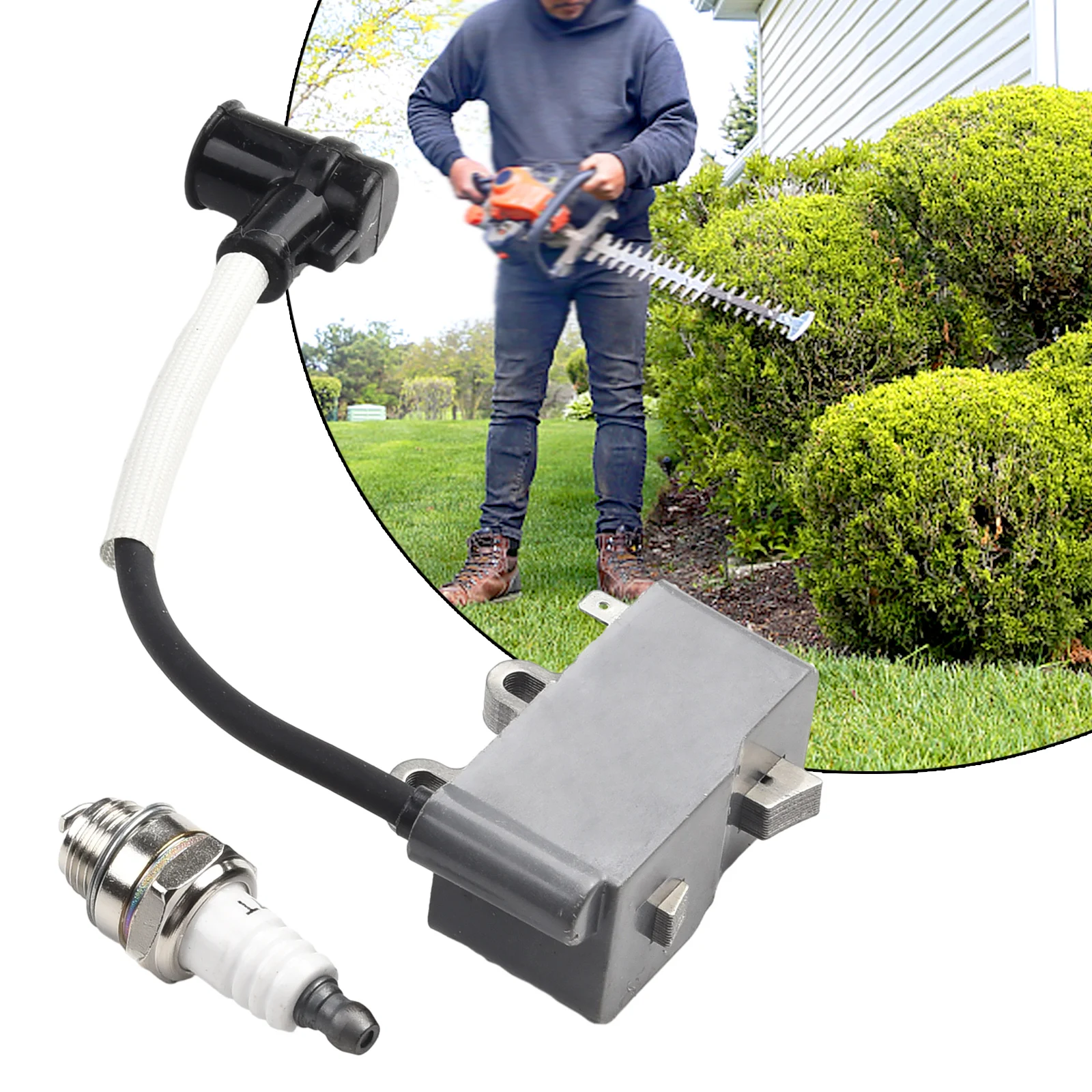 Sturdy Ignition Coil for Hedge Trimmer Models SRM225 TC210 EB212 GT225 ES210 GT200 HC150 Designed for Longevity