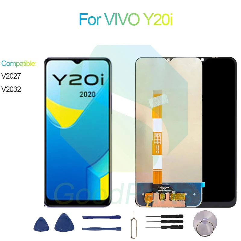 

ЖК-экран для VIVO Y20i 6,51 дюймов V2027, V2032 для VIVO Y20i, сменный сенсорный дигитайзер в сборе