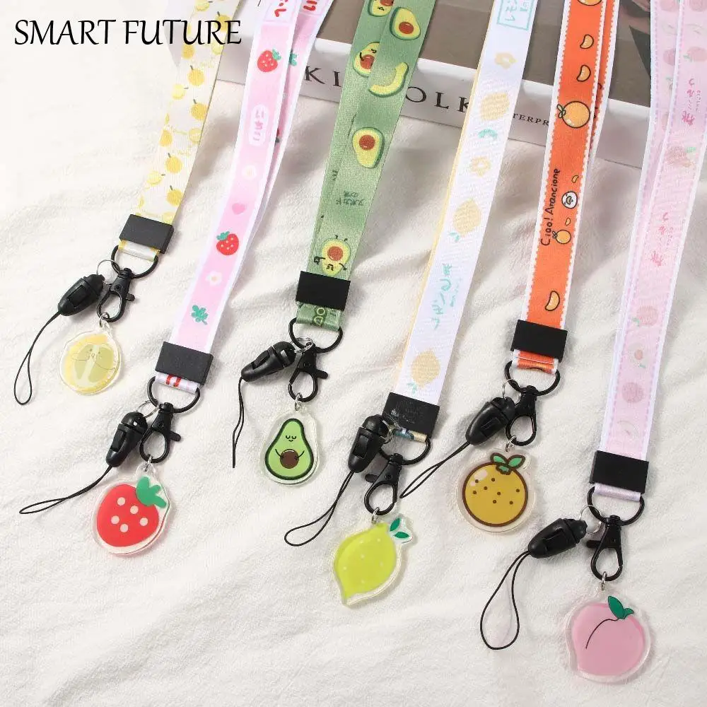 

Neckband Lanyard Fruit Lanyard Keys Holder Keychain Lanyard Mobile Phone Straps ID Card Holder Lanyard Mobile Phone Accessories