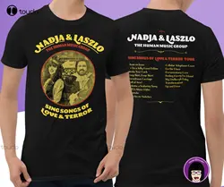 Nadja & Laszlo The Human Music Group T-Shirt | What We Do In The Shadows Mens T Shirts Printed Tee Custom Gift Xs-5Xl Streetwear