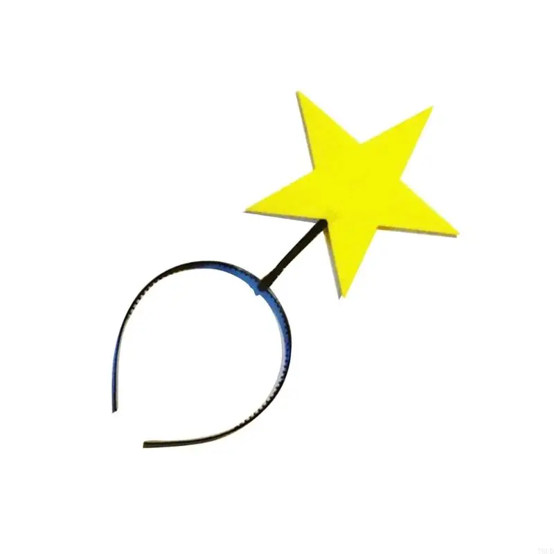 T8UD Creative Star Hairbands for Photo Studio Halloween Eye-catching Props for Easter Party Daily Wear Headpiece