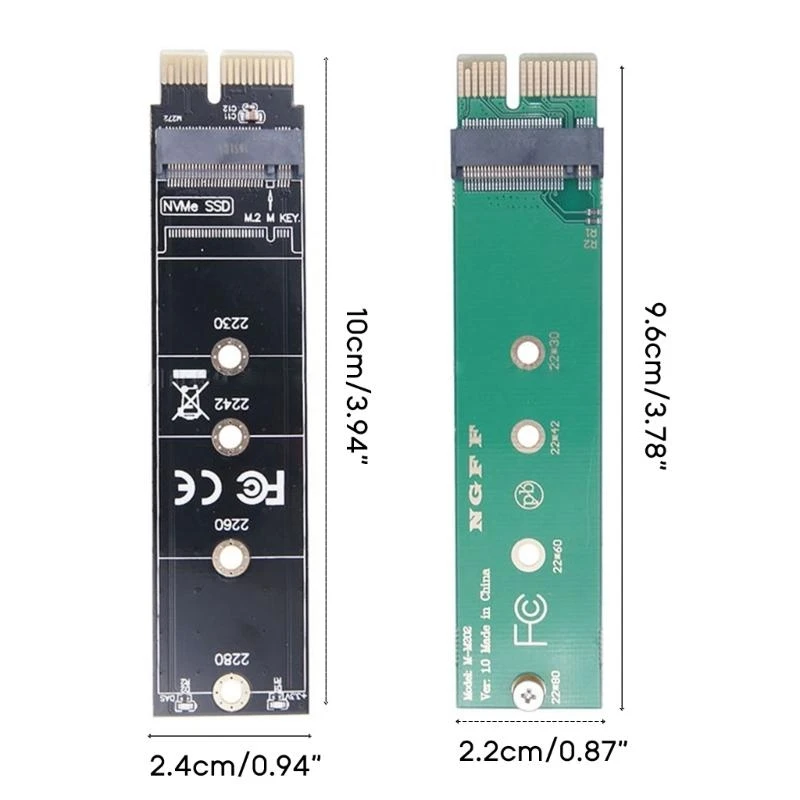 NVME SSD M.2 PCIE RISER PCI-E PCI-EXPRESSE M TENAS CONECTOR PARA 2230 2242
