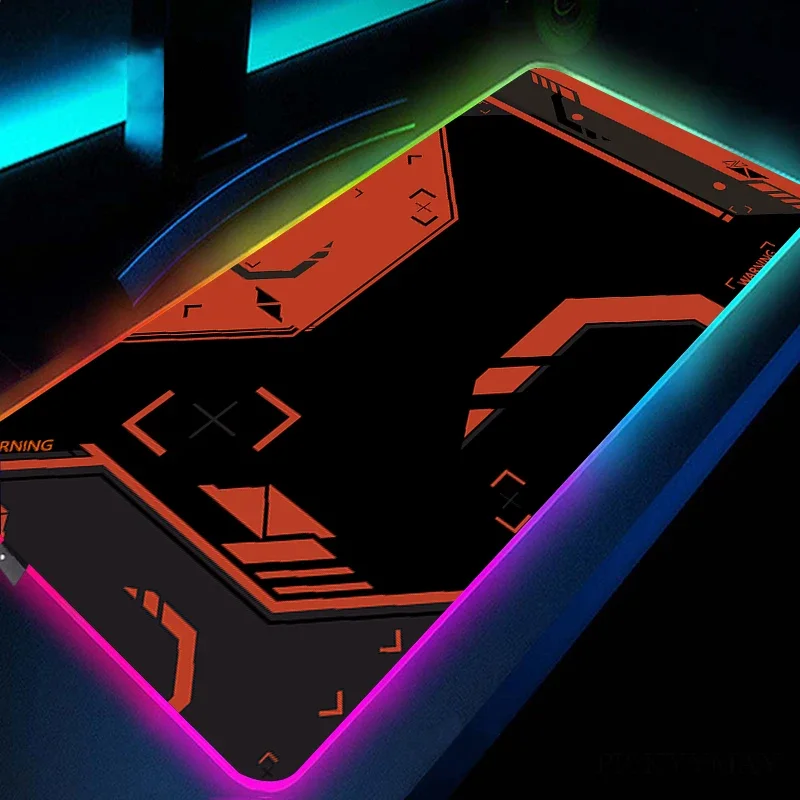 Hot Sell CS GO Large RGB Mouse Pad Gaming Mousepad LED Mouse Mat Gamer Desk Mat Desk Pads RGB Keyboard Mats HD 400x900 Mousepads