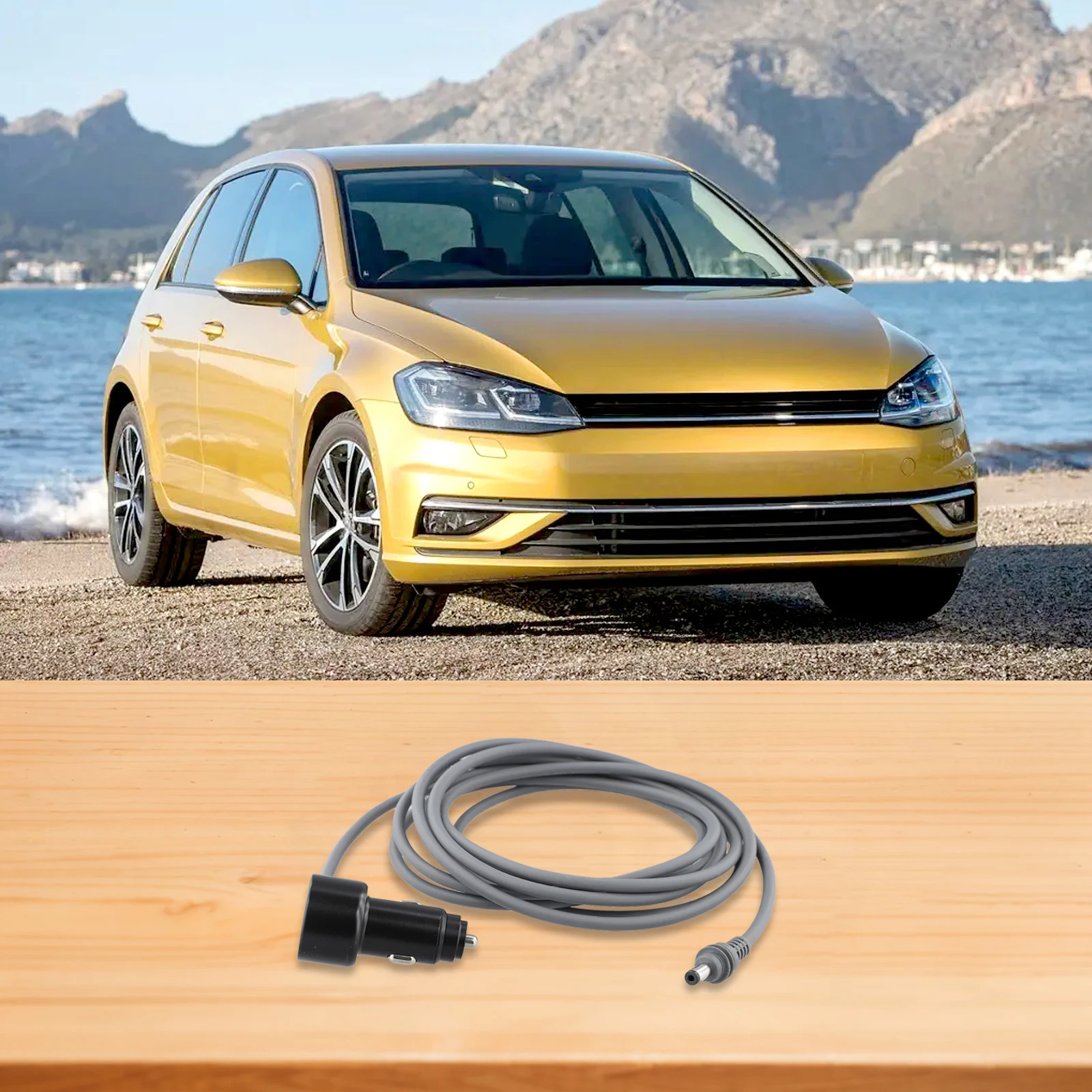 Digitalanzeige Auto-Stromkabel für Starlink Mini-Stromkabel 12V-24V Adapter auf DC-Stromkabel PD-Kabel Autoladegerät Netzkabel