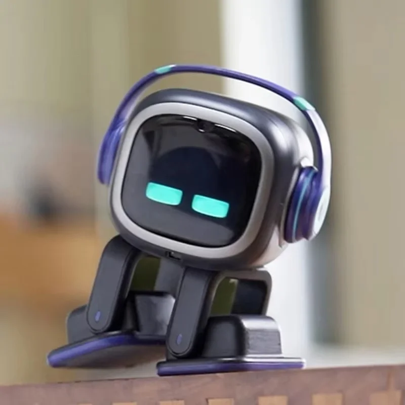 Emo robot dan aksesori mainan pakaian, teman anak cerdas komunikasi Ai detoksifikasi pengenalan suara Desktop