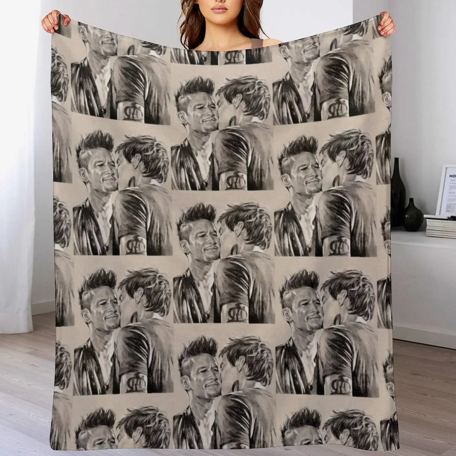 Mr & Mr Lightwood-Bane Throw Blanket Machine Washable Soft Warm Blanket