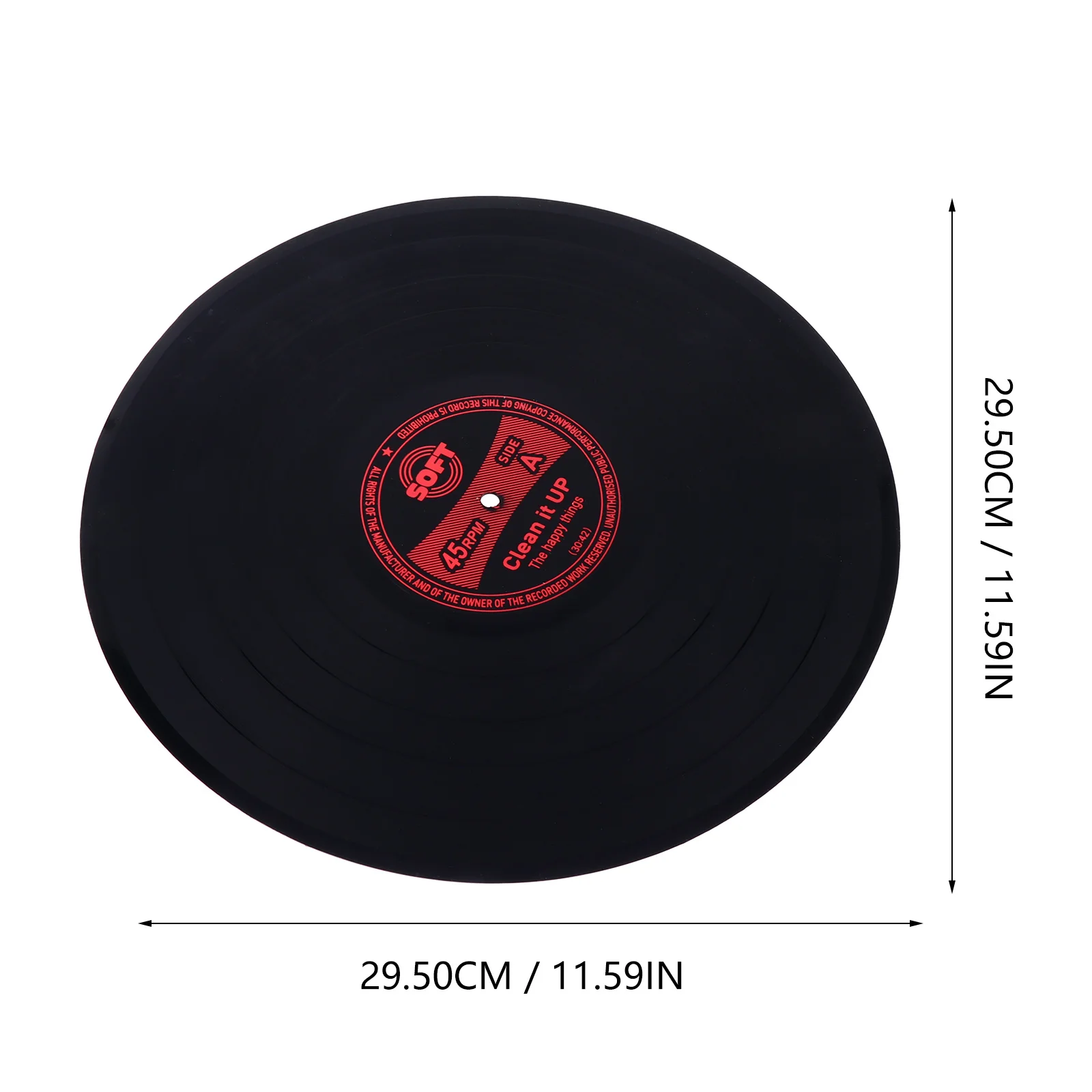 1 個レトロビニールレコードパッドシリコンコースター耐熱テーブルマット家の装飾ダイニングティーテーブル用