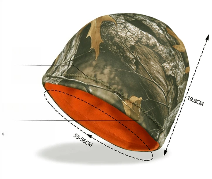 Warm Hunting Camouflage Cold Cap Outdoor Windproof Riding Concealment Cap Camping Warm Hat