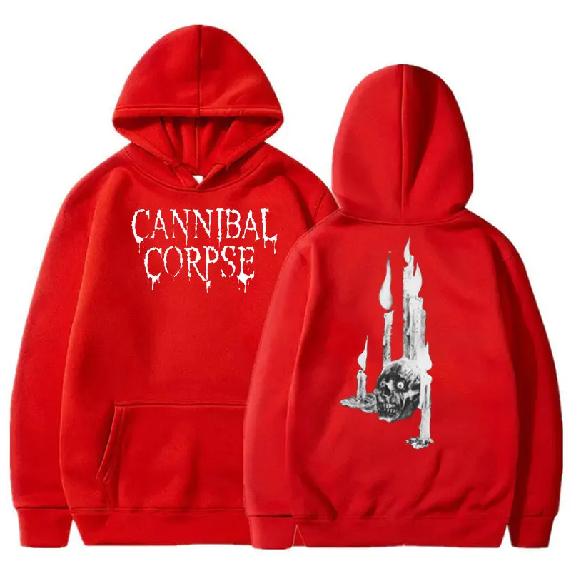 Boy Girls Brutal Death Metal CANNIBAL CORPSE Print Hoodie Sweatshirt Band Name Logo Hipster Pullover Unisex CANNIBAL CORPSE H