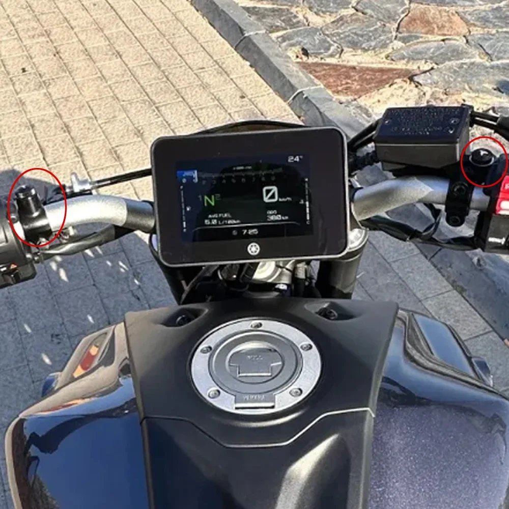 Für Yamaha MT09 SP MT07 MT 07 09 10 MT10 MT25 FZ09 FZ07 Motorrad Aluminium Spiegel-Loch-Abdeckschrauben MT-07 MT-09 Zubehör – Detail 4