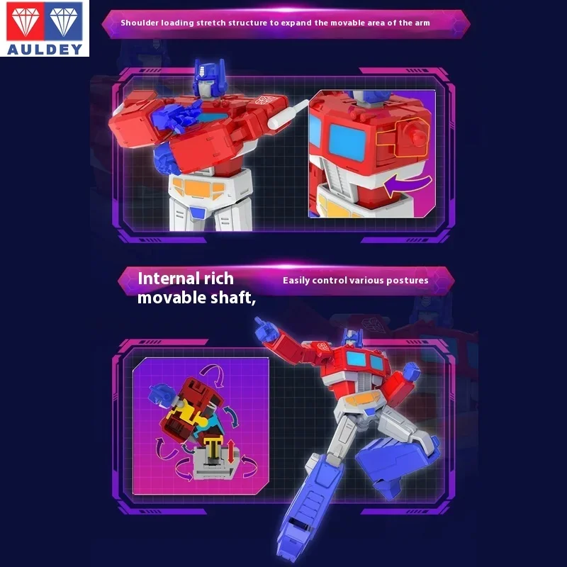 AULDEY ‌Original Transformers Action Figures - Optimus Prime Starscream Soundwave Arcee Cliffjumper -  Autobot Toy Collectibles