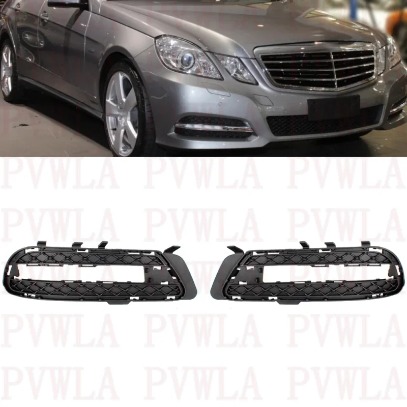 

Пара переднего бампера, противотуманная фара, решетка, крышка 2128851523 2128851623 для Benz W212 E250 E300 E350 2009 2010 2011 2012 2013