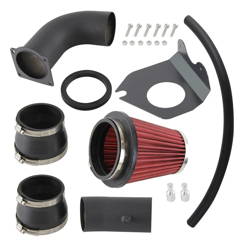 1994-1995년식 포드 머스탱 5.0L V8 블랙용 콜드 에어 인테이크 시스템 + 필터