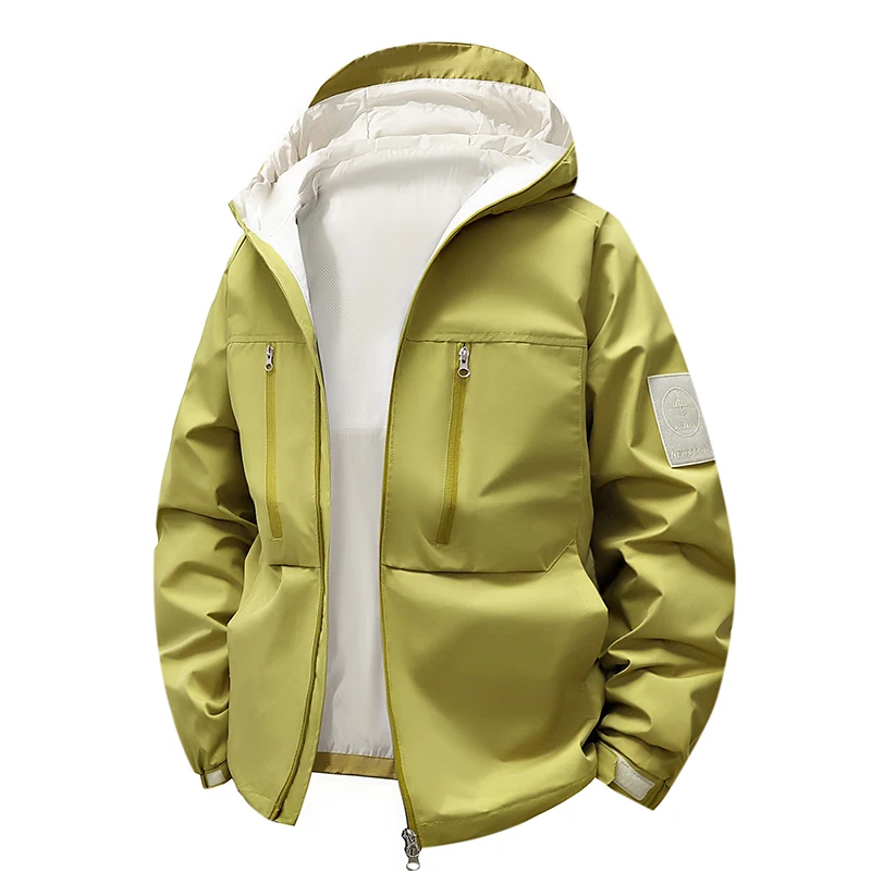 

Спортивная осенняя тонкая куртка, мужская новая модная альпинистская куртка, уличная ветрозащитная водонепроницаемая куртка для пары, мужская одежда