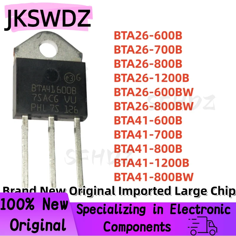 5PCS Original BTA26-600B BTA26-800B BTA26-1200B BTA26-600BW BTA26-800BW BTA41-600B BTA41700B BTA41-800B BTA41-1200B BTA41-800BW