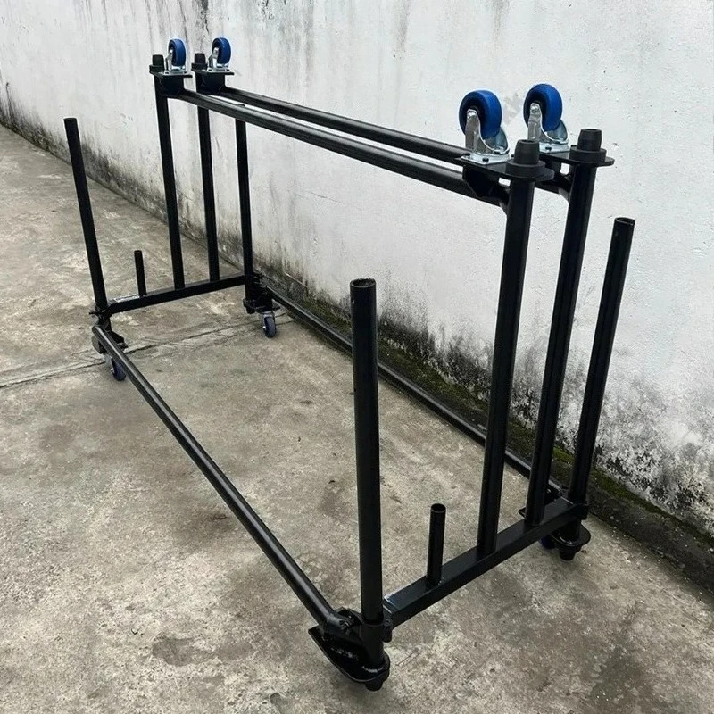 

Custom Size Detachable Convert Into Leg Stands Pre Rig Truss 5 Leg Dolly Carts for PRT Truss