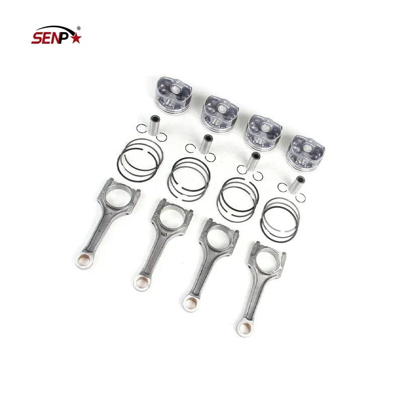 

Engine System Piston Ring Assembly & Connecting Rods For A3 A4 BZB CABA 1.8T OEM 06H107065BK 06H 107 065 BK