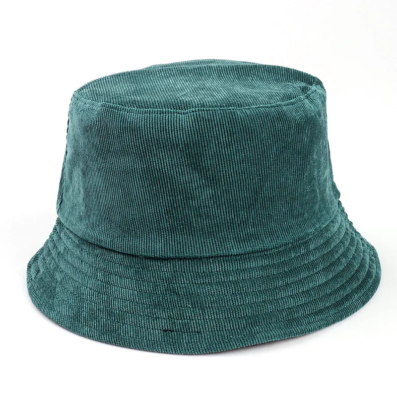 Personalisierter bedruckter Corduroy-Bucket-Hut mit Logo, Unisex, schlichte, einfarbige Kappen, Hip-Hop-Gorros, Panama-Hut für Herren und Damen, Strand- und Angelhut – Detail 17