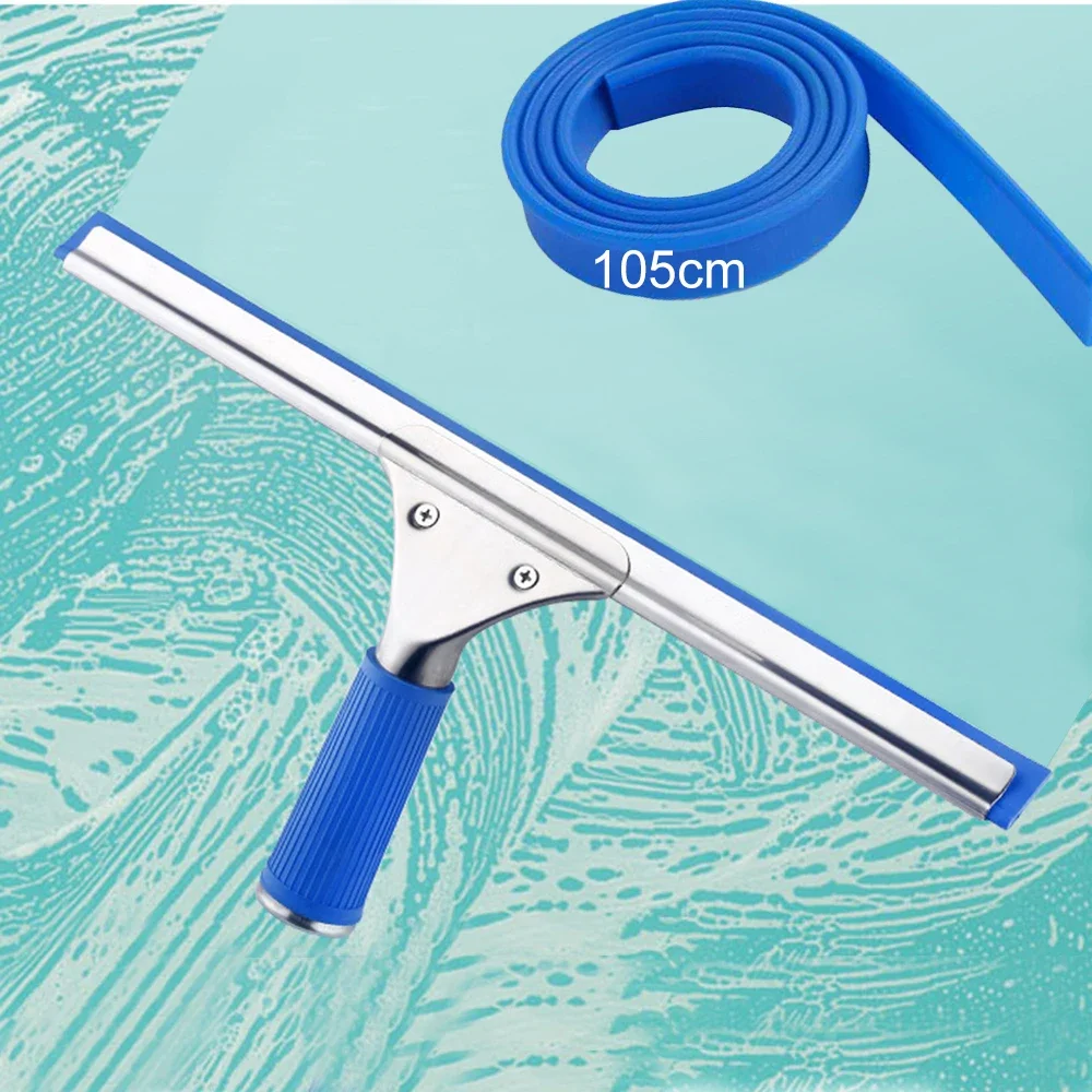 

Glass Cleaning Squeegee 15/25/35/45cm Window Scraper Tool Rubber Blade for Bathroom Water Wiper Shower Home Car Cleaning B53B