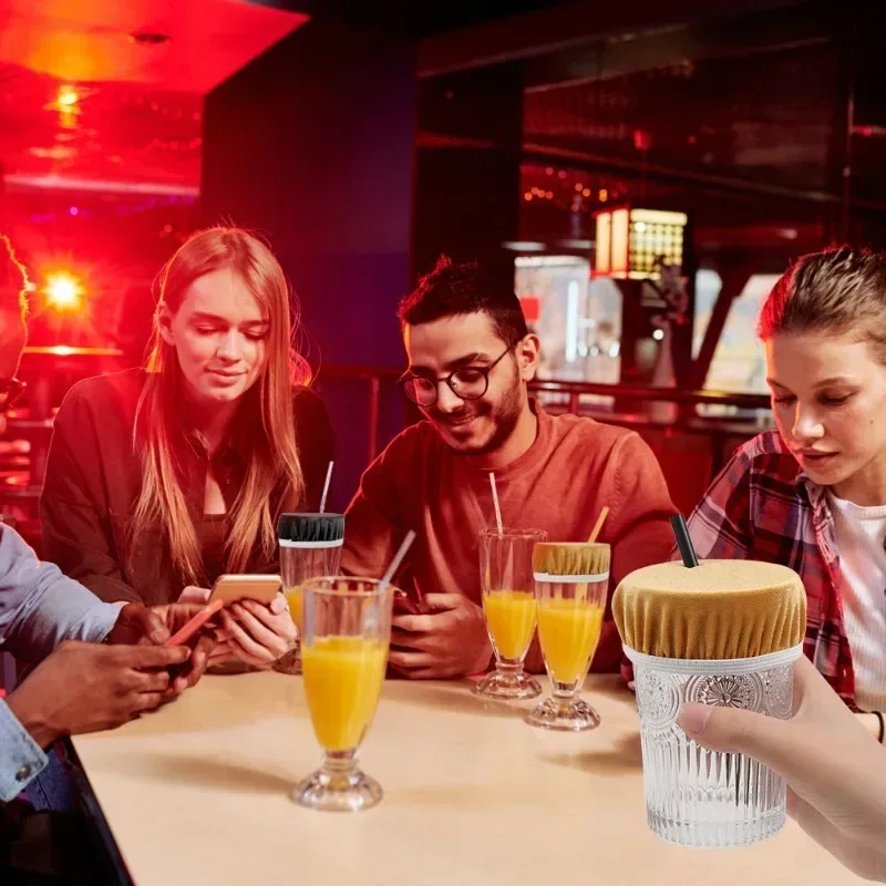 Coperchio della tazza Festa Prevenire l'essere farmaciato Artefatto Discoteca Pozione antigoccia Coperchio della tazza Coperchio sigillato per perdite Coperchio della tazza di prevenzione delle punte