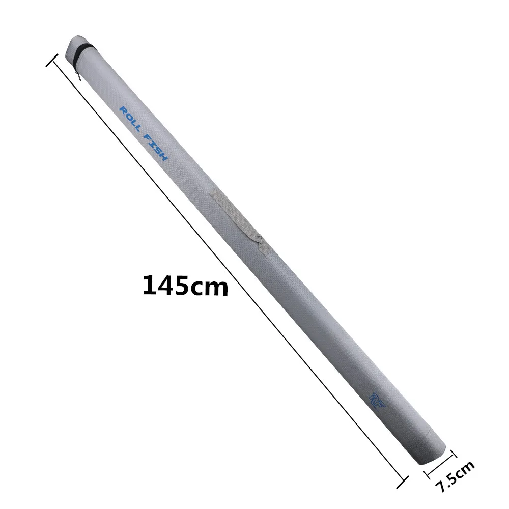 Rollfish tragbare Angelrute Aufbewahrung tasche Dreieck Anti-Roll wasserdichte Harts chale 105cm 132cm 145cm Rute Aufbewahrung koffer Rohr – Detail 10