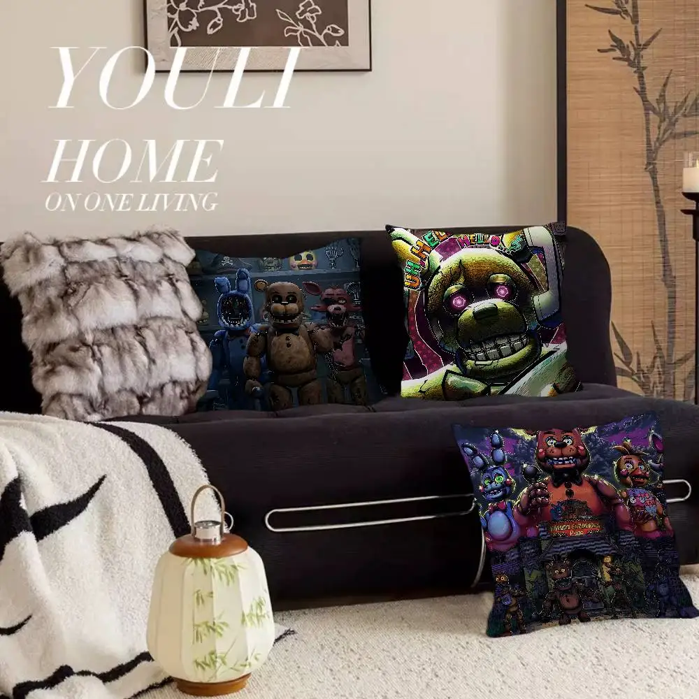 Fnaf Five-Nights-At-Freddys Pillow Anime Pillow Sofa Bed Head Pillow Cover Cushion Cover 45x45 cm Fashion