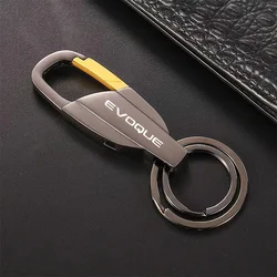 Zinc Alloy Car Keychain Key Ring Emblem Keychain For Land Rover Range Rover Evoque Car Accessories