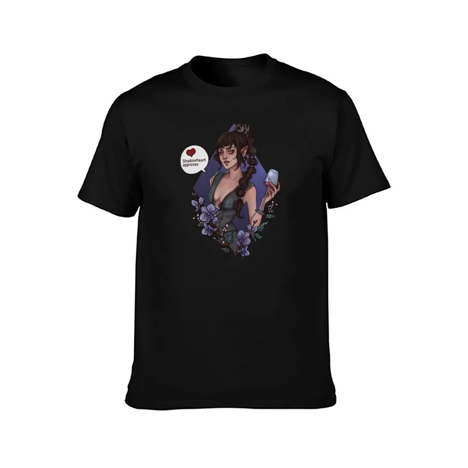 Shadowheart being precious T-Shirt Summer Casual Cotton Tee Oversized Streetwear Tops Vintage Graphic Print Unisex Men Women