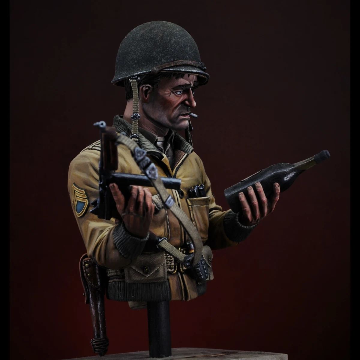 

1/10 scale resin unpainted model kit, U.S. Army 2nd Ranger Regiment, unassembled and unpainted GK