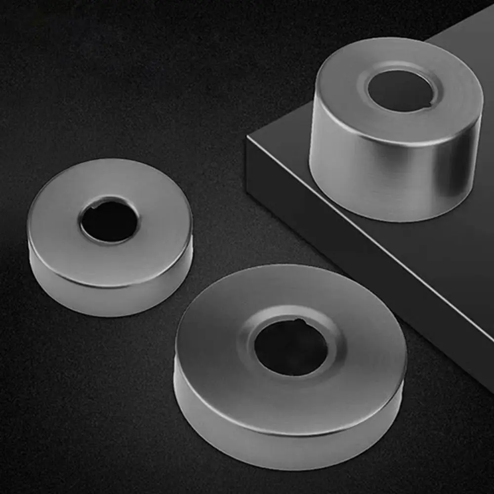 

Useful Stainless Steel Shower Faucet Cover Round Grey Water Pipe Connector Flange Cover Kitchen