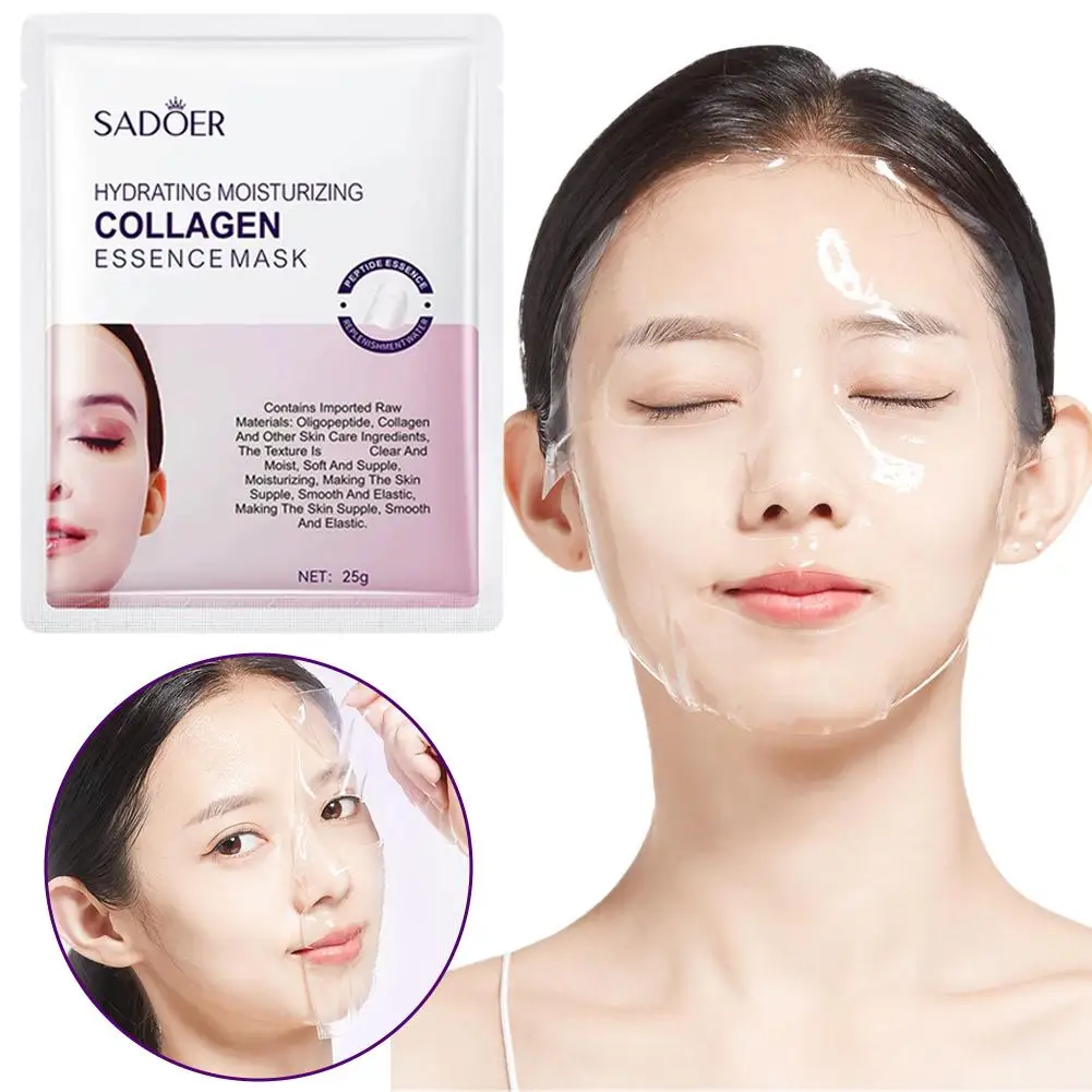 قناع الوجه بالكولاجين الكافيار حمض الهيالورونيك ترطيب البشرة العناية بالبشرة الوجه السلس العناية بالبشرة اشراق مستحضرات التجميل الكورية L0T0