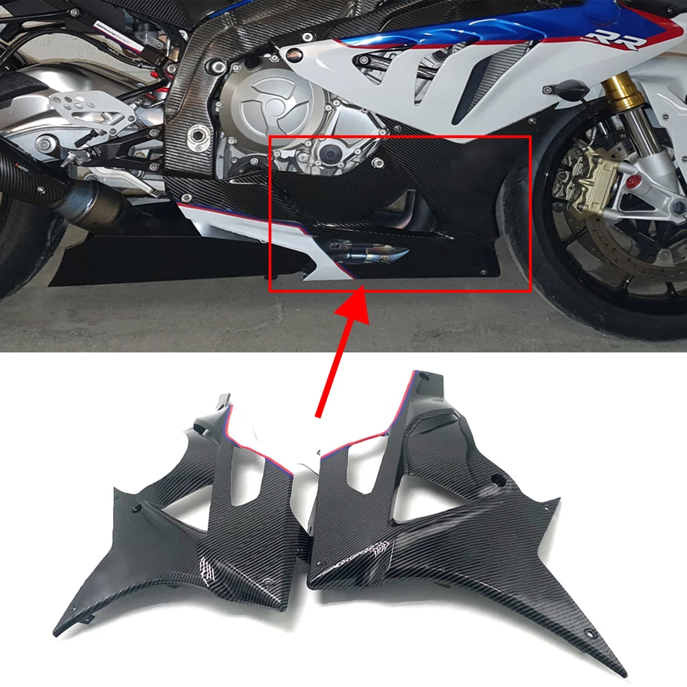 

Fit For BMW S1000RR S1000 RR HP4 2009 2010 2011 2012 2013 2014 Motorcycle Undertray Under Fairing Kit Belly Pan ABS Carbon Fiber