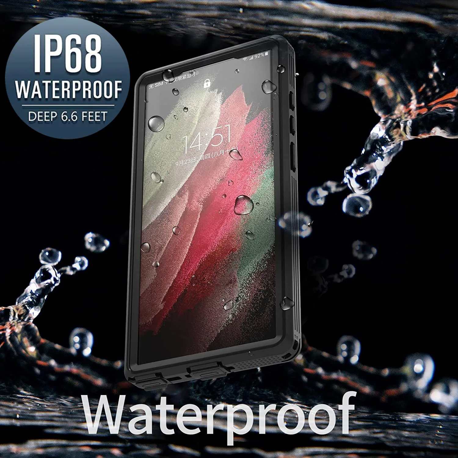 Case Waterproof For Samsung Galaxy S24 Ultra S23 Plus S23 With Magsafe Snow Dust Shock Proof 360° Underwater IP68 Certified Cove