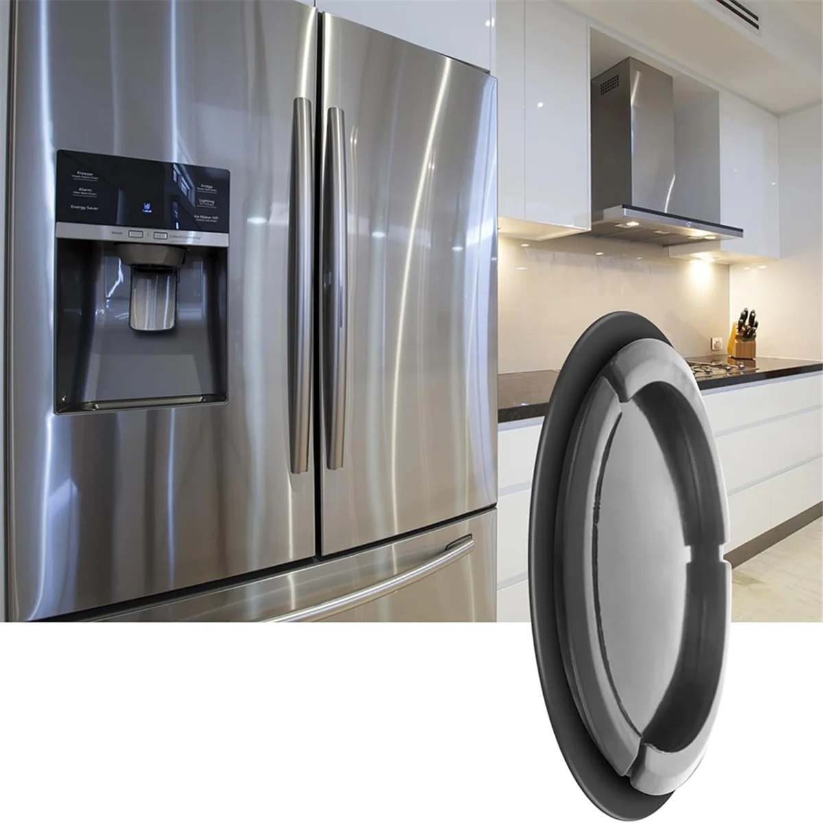 ABXHH 241688701   Pengganti Segel Pintu Saluran Es Dispenser Kulkas 5304421629 , Penutup Pintu Dispenser untuk