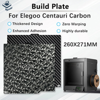 260x271 Build Plate for Elegoo Centauri Carbon Plate Smooth PEF Sheet PEO PET for Centauri Carbon 3D Printer Heatbed Build Plate