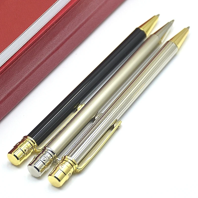 Luxury Santos Series Ca Metal Ballpoint Pen High Quality Mini Edition Small Office School Writing Ball Pens With Serial Number