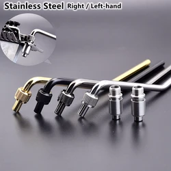 1 Set Right / Left-hand Stainless Steel Tremolo System Bridge Arm / Tremolo Bar With Screw