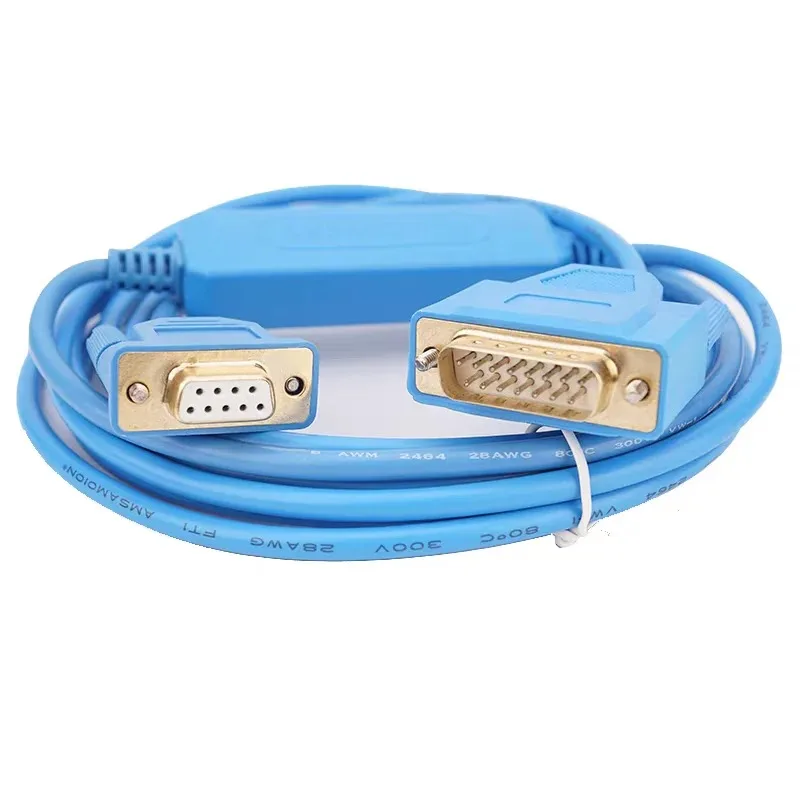 PC-TTY Suitable for Siemens S5 Series PLC Programming Cable RS232 to DB15 Cable 6ES5 734-1BD20