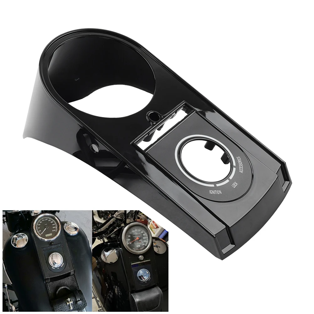 cubierta-de-abs-negra-para-velocimetro-de-motocicleta-cubierta-de-panel-de-salpicadero-con-tira-de-sellado-para-harley-softail-fxst-custom-fxstc