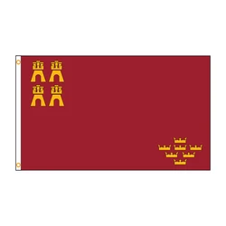 90x150cm Spain Spanish Murcia Flag Polyester Printed Indoor and Outdoor Decoration Banner FLAGLAND