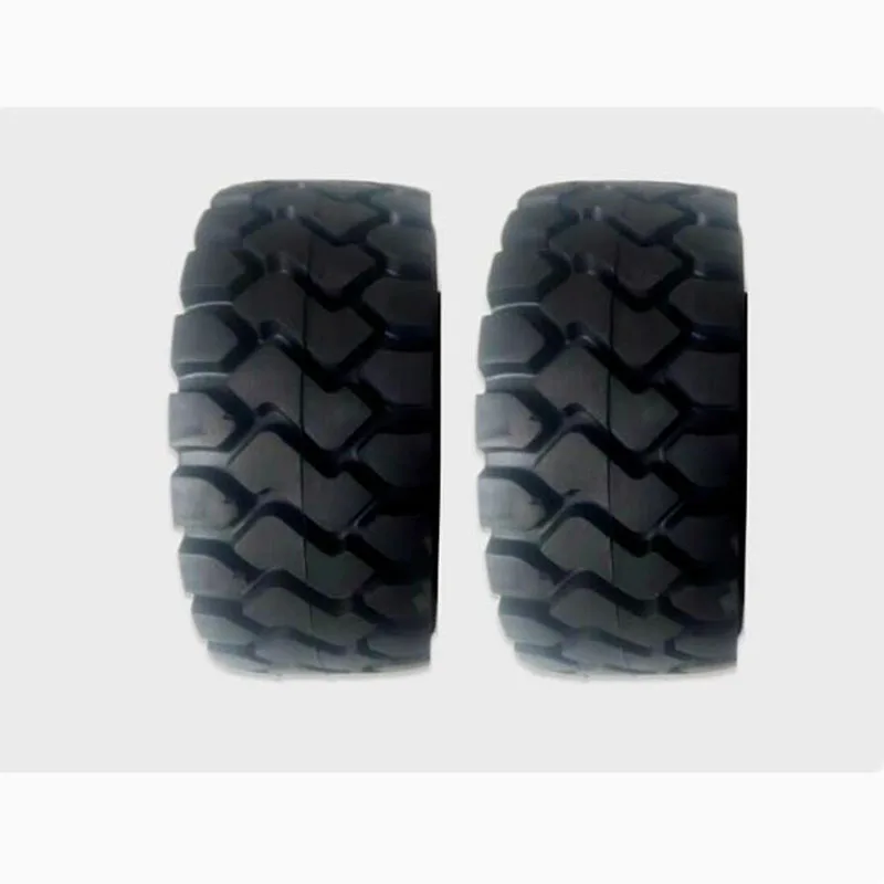 2PCS JDM Tyre Tires For 1/14 RC Hydraulic Loader Electric Truck DIY Cars Parts