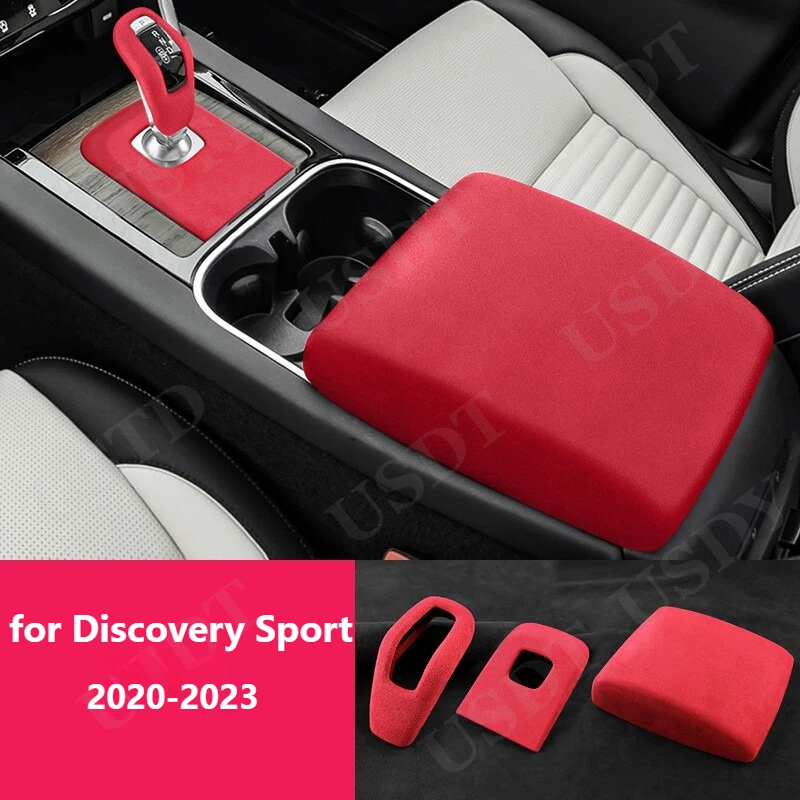 

Подходит для Land Rover Discovery Sport 2023 2022 2021 2020, замшевая ручка переключения передач, панель, защитная накладка на подлокотник