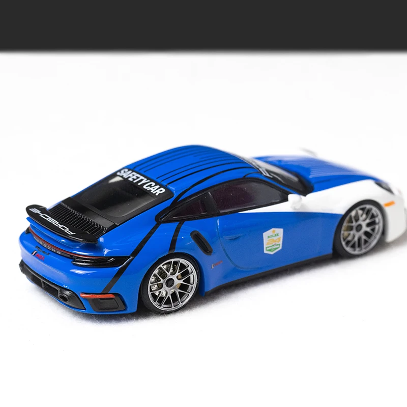 D Modello 1/64 Porsche 911 Turbo S Veicolo a motore giocattolo in lega Regali modello in metallo pressofuso