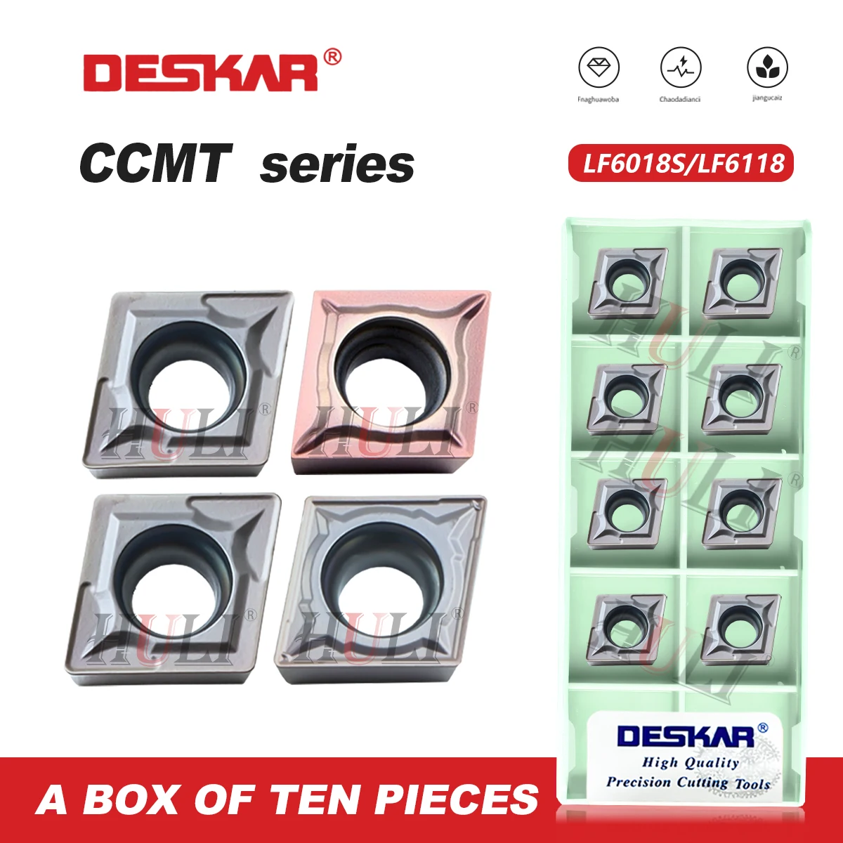 

DESKAR 100% оригинальная упаковка CCMT серии токарный станок с ЧПУ режущий инструмент LF6018S LF6118 токарный инструмент, используемый для обработки нержавеющей стали