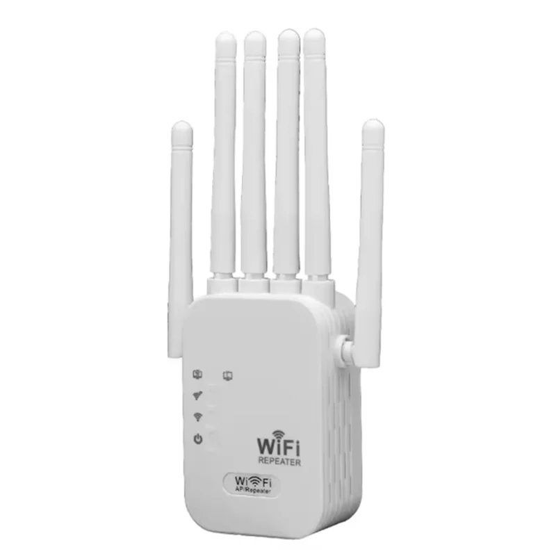 A91P 1200Mbps Wireless Wifi Repeater 2.4G 5G Dual-Band Network Wifi Amplifier Router US Plug